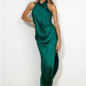 Hello Molly Forest Green Midi Dress